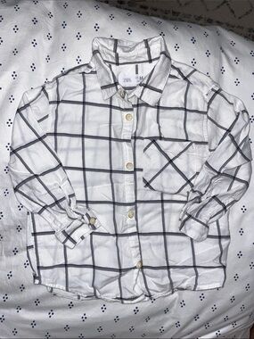 3 for $20 ✨ Zara Kids Plaid Button Down Shirt